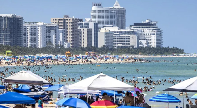 EEUU alerta de «calor extremo» en el centro y sur del país con temperaturas récord en Florida