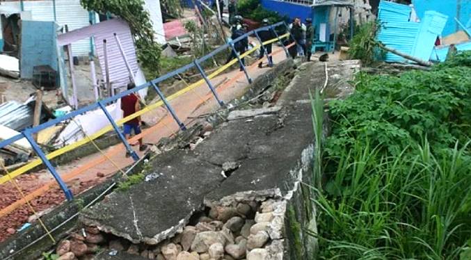 Colapsan más de 300 viviendas tras las constantes lluvias en Táchira