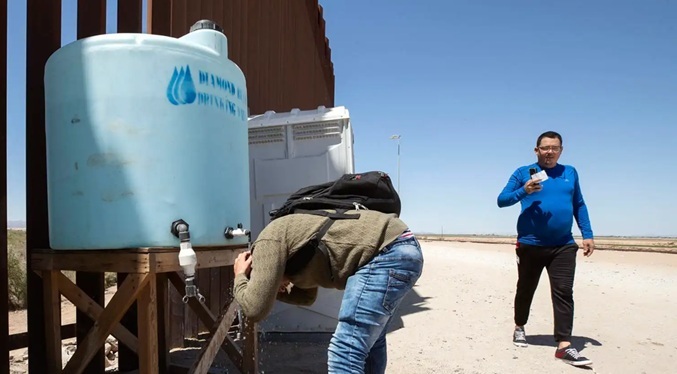 EEUU alerta del calor en su frontera con México y de los incendios en su límite con Canadá