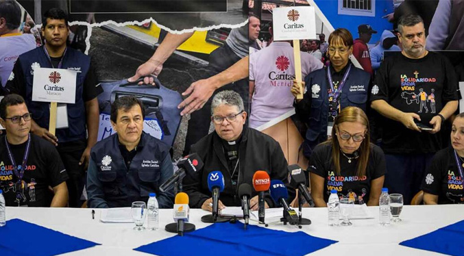 Cáritas Venezuela entrega 160 toneladas de insumos a 100 mil afectados por lluvias