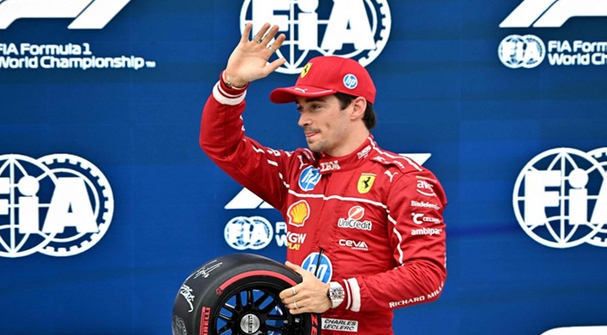 Leclerc sorprende con la pole