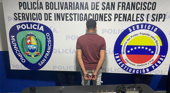 Polisur detiene a un integrante de «El Cagon» por porte ilícito de armas y tenencia de municiones de guerra