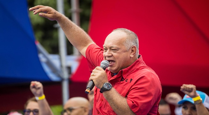 Cabello asegura  que están preparados para enfrentar «cualquier fase» de la agresión de EEUU