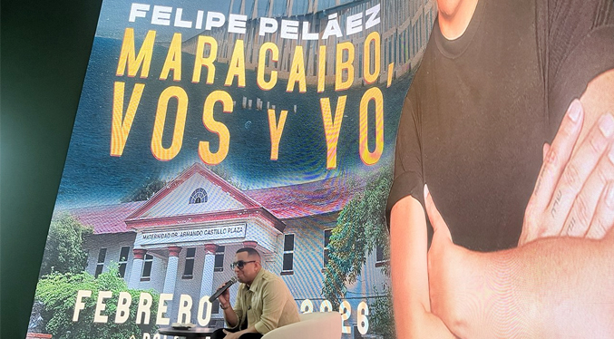 Felipe Peláez anuncia un concierto histórico en Maracaibo para el 14 de febrero