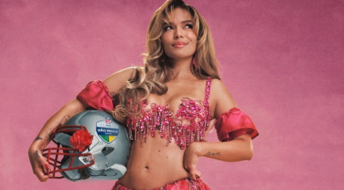 La colombiana Karol G protagonizará el medio tiempo del juego de la NFL en São Paulo
