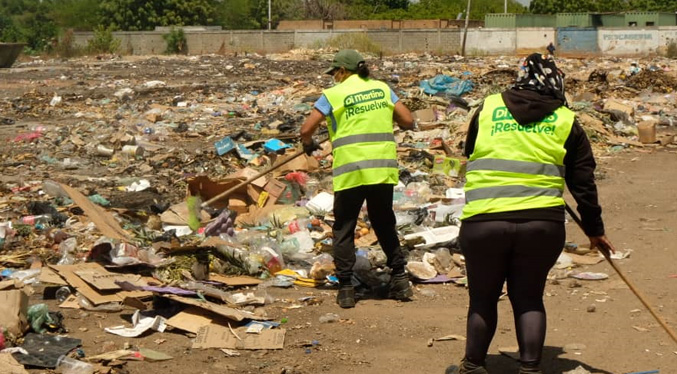 Di Martino: “En el mercado Las Pulgas recolectamos mil toneladas de basura en dos días”