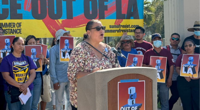 En Los Ángeles convocan a paro comunitario de 24 horas contra redadas