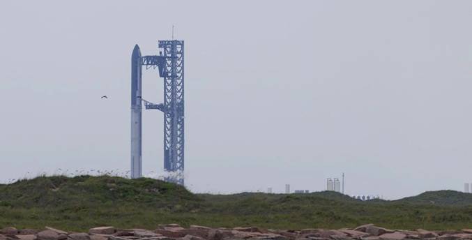 SpaceX reprograma el lanzamiento de Starship para hoy el tras aplazamiento del lunes