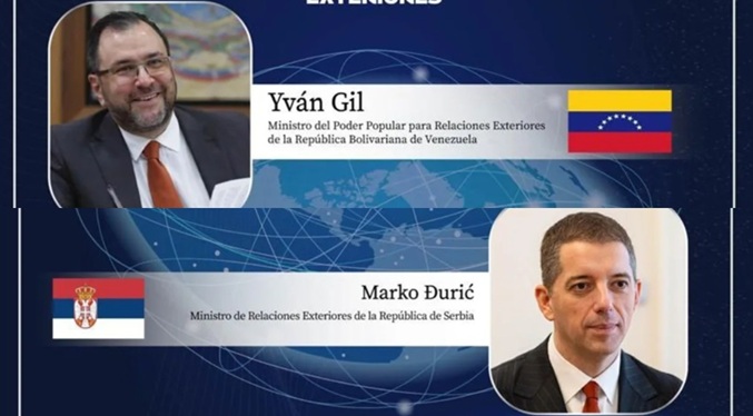 Ejecutivo nacional apoya al Gobierno de Serbia ante «intentos de factores externos» contra «la paz»