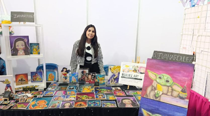 Ivana Rouliez, una artista que une la cultura venezolana con el anime japonés