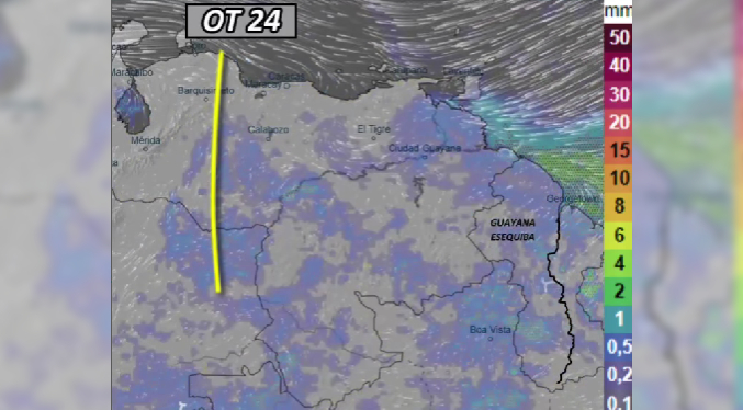 Cielos nublados prevalecen en Venezuela este 12-Ago