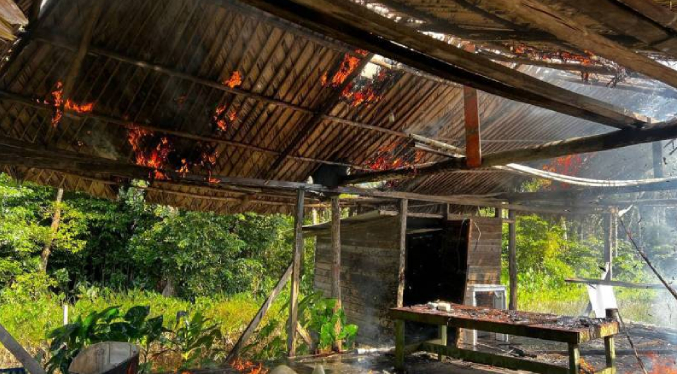 Destruyen seis astilleros de campamento logístico en desembocaduras del Orinoco