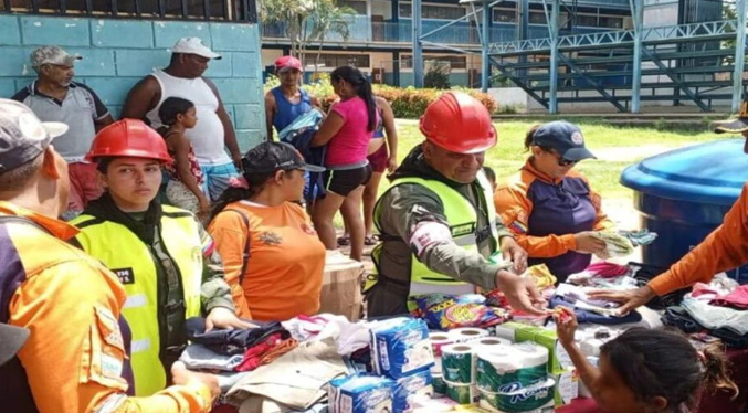 Entregan ayuda humanitaria a afectados por el río Orinoco en Guárico