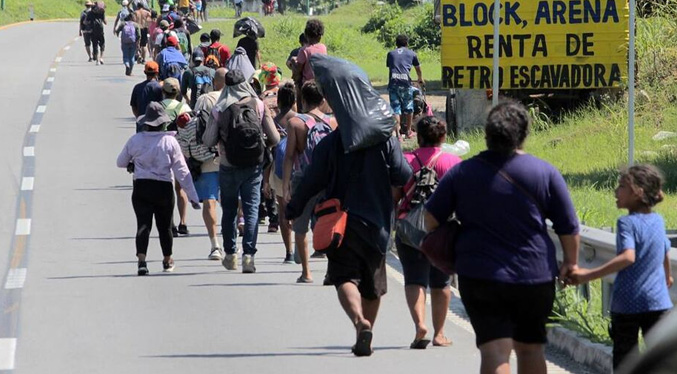 México presume una disminución del 91 % en el flujo migratorio en la frontera con EEUU