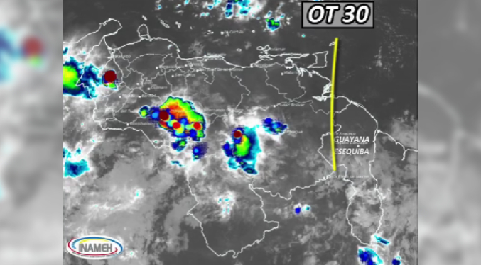 Inameh prevé lluvias para 12 estados del país este 25-Ago