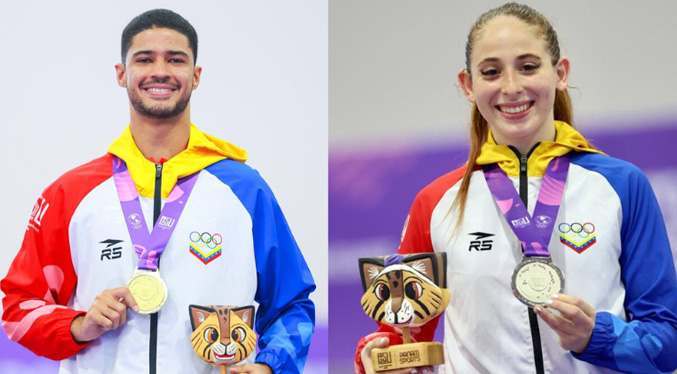 Karate venezolano inicia con par de medallas en ASU