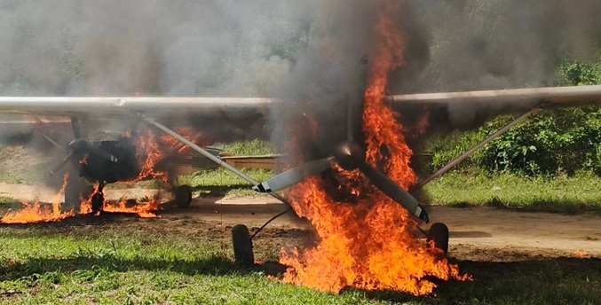 FANB Destruyen dos aeronaves y un centro logístico Tancol en Apure