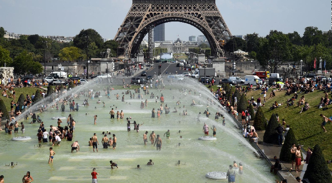 Francia vive una nueva ola de calor con temperaturas de hasta 41ºC