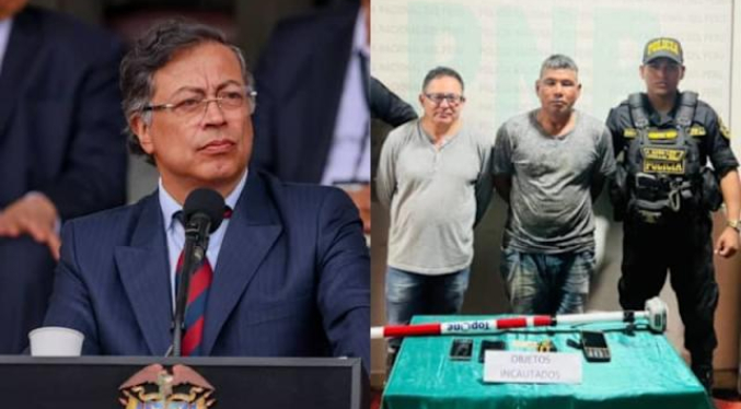 Petro tacha de «ilegal» la detención de dos topógrafos colombianos por Perú en el Amazonas