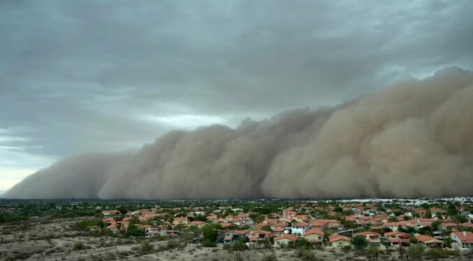 Tormenta de arena en Arizona deja sin electricidad a miles de personas