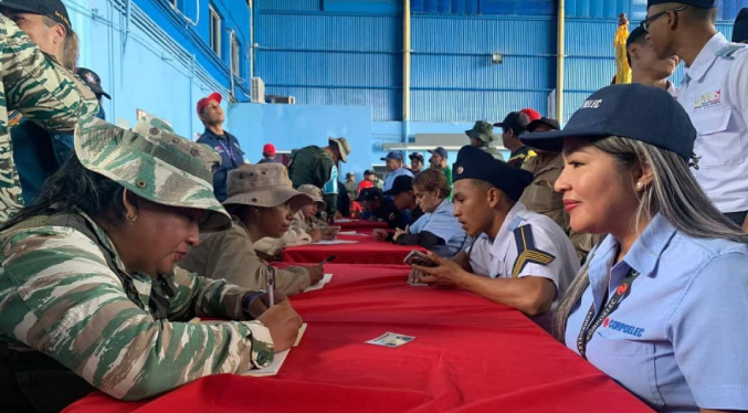 Trabajadores del sector eléctrico presentes en segunda jornada de alistamiento militar