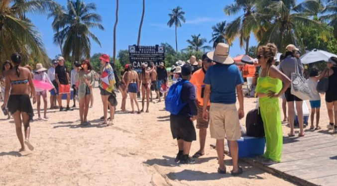 Reportan incremento de visitantes en el Parque Nacional Morrocoy