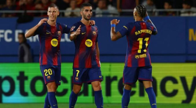 Barcelona golea al Getafe para seguir en ritmo por LaLiga