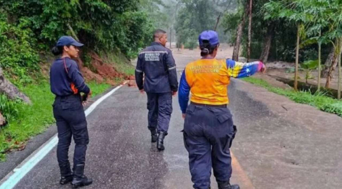 Cierre preventivo hacia las costas de Ocumare y Choroní por fuertes lluvias en Aragua