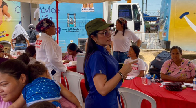 Dirección de Salud de Maracaibo atiende a 416 pacientes en jornada de Idelfonso Vásquez