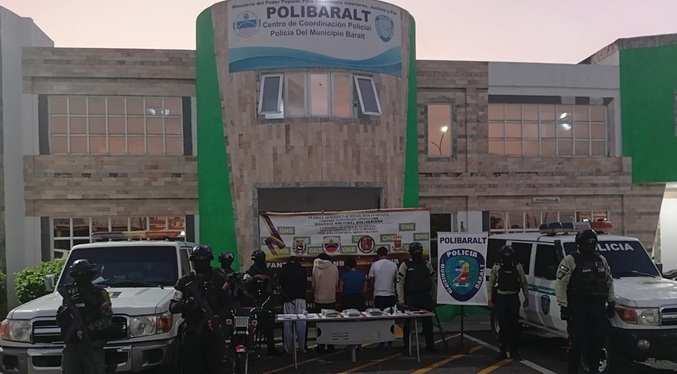 Cuatro detenidos y más de tres kilos de droga incautada tras operativo de seguridad en Baralt