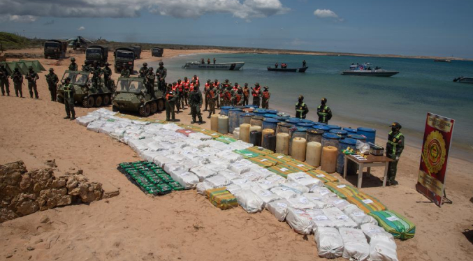 Falcón es el segundo estado con mayor incautación de droga