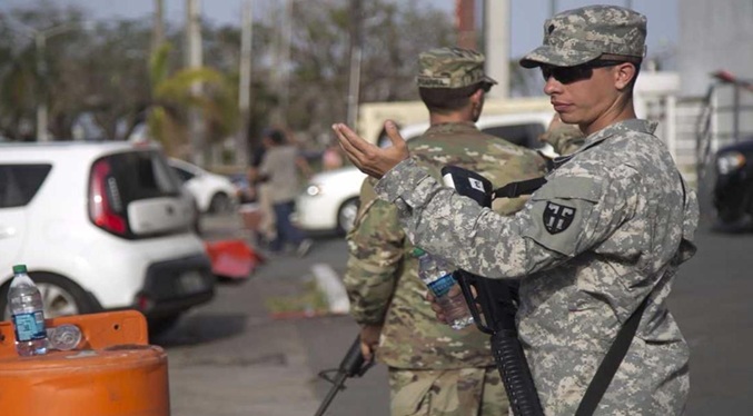 Guardia Nacional de Puerto Rico pide «calma» a población ante ejercicios militares de EEUU