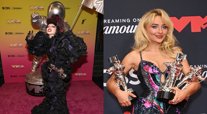 Lo mejor de los VMA de MTV: Gaga gana 4 galardones y Sabrina Carpenter homenajea a Britney