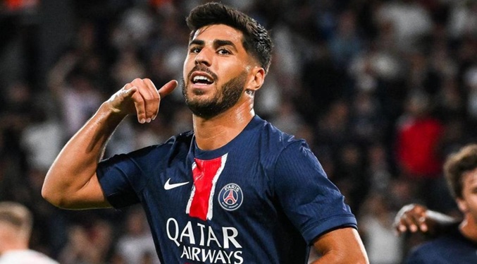 El PSG transfiere al español Marco Asensio al Fenerbahçe turco