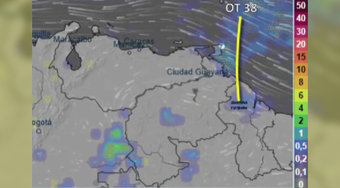 Onda tropical N°38 ingresa al país este martes