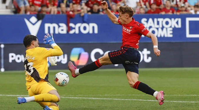 Raúl García e Iker Benito dan la victoria a Osasuna
