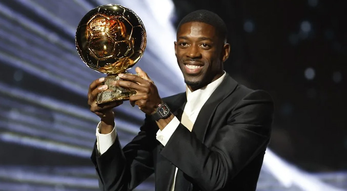 Dembelé es el nuevo Balón de Oro