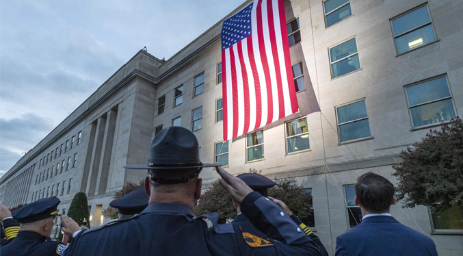 Trump recordó a las víctimas del 11-Sep con un acto solemne en el Pentágono