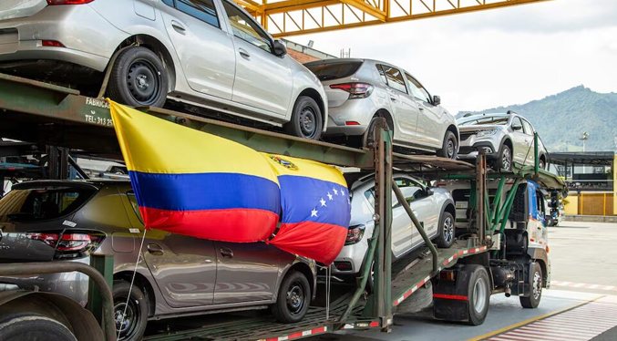 Venta de vehículos aumentó 108,65 % en Venezuela