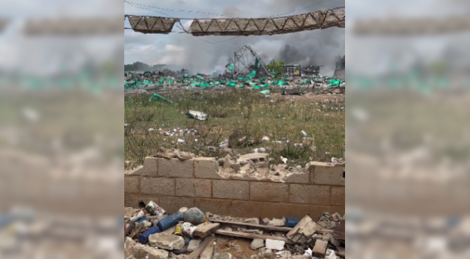 No quedó nada en pie en la fábrica que explotó al sur de Maracaibo