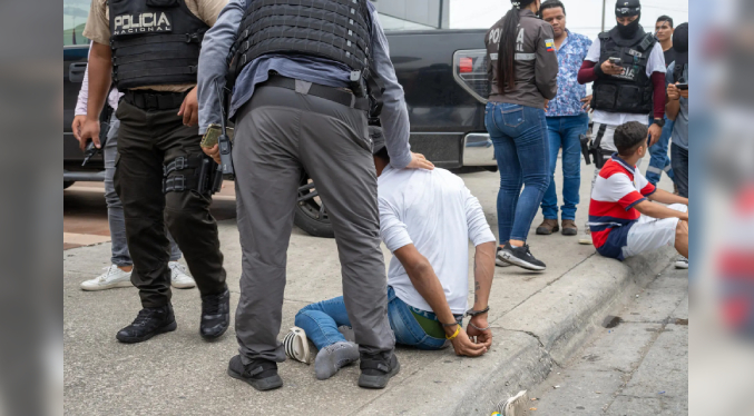 Dos presuntos integrantes del Tren de Aragua entre los 50 detenidos por protestas en Ecuador