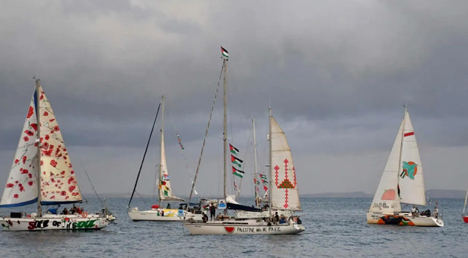 Israel se prepara para interceptar a la flotilla y hundir sus naves, según la prensa local