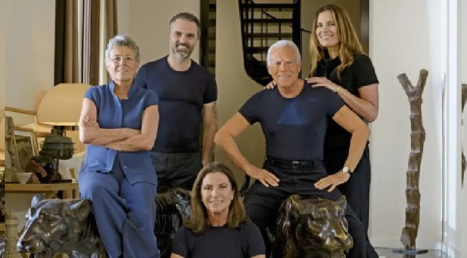 De cuánto es el patrimonio neto de Giorgio Armani y quién heredará su fortuna