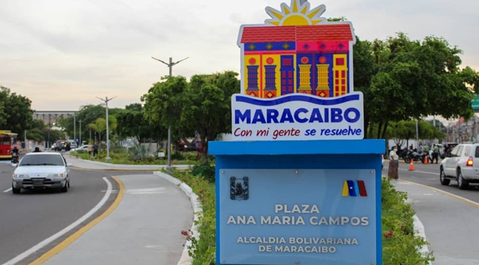 Reinaugurada la Plaza Ana María Campos por la Alcaldía de Maracaibo