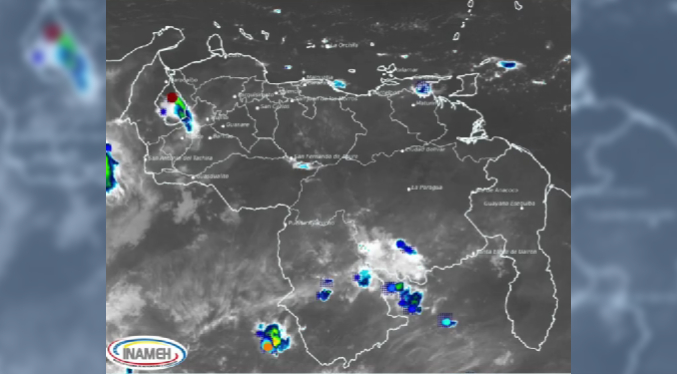 Inameh pronostica lluvias y chubascos en Bolívar, Amazonas y Zulia