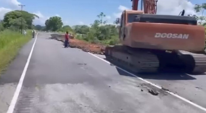 Reparan daños en troncal que une los estados Trujillo y Zulia