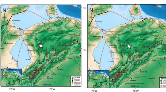 Dos nuevos sismos con diferencia de cuatro minutos cercanos a Carora