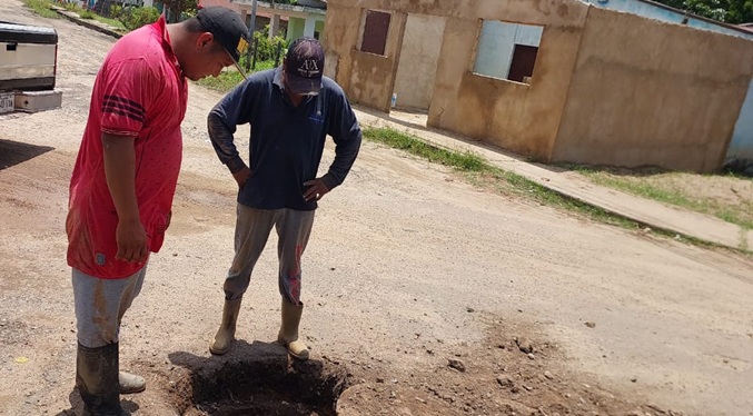 ‎Alcaldía de Machiques realiza labores de mantenimiento y destape de la tubería en la parroquia Libertad