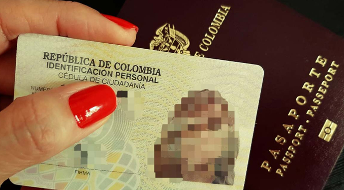 Desmantela red que entregaba cédulas y pasaportes a migrantes venezolanos en Colombia