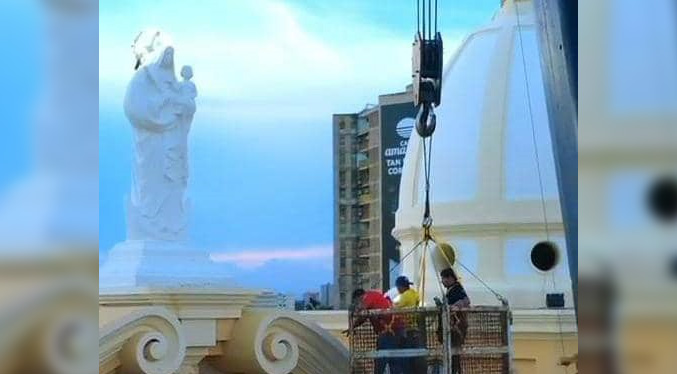 Gobernación y Alcaldía de Maracaibo acondicionan la Basílica de Nuestra Señora de Chiquinquirá